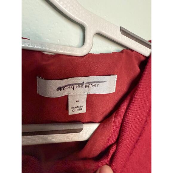 Classiques Entier red sleevless mini dress - Picture 3 of 5